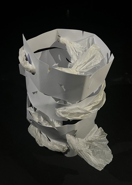 Papiermodell 2 / Prozessbild