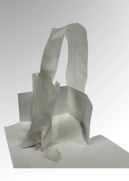 Papiermodell 2 / Prozessbild