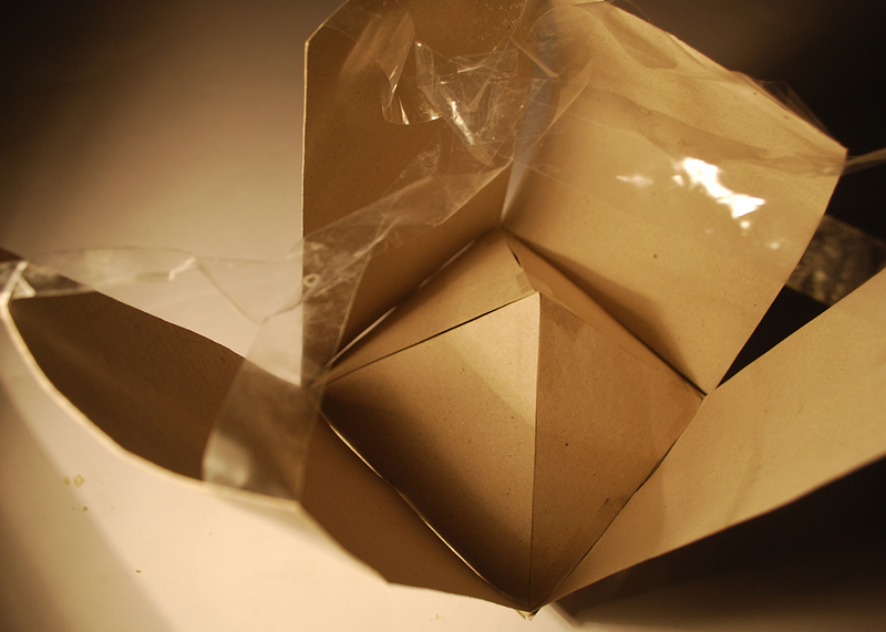 Papiermodell 2 / Prozessbild