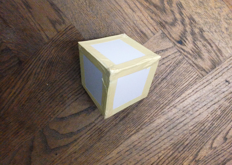 Papiermodell 2 / Prozessbild