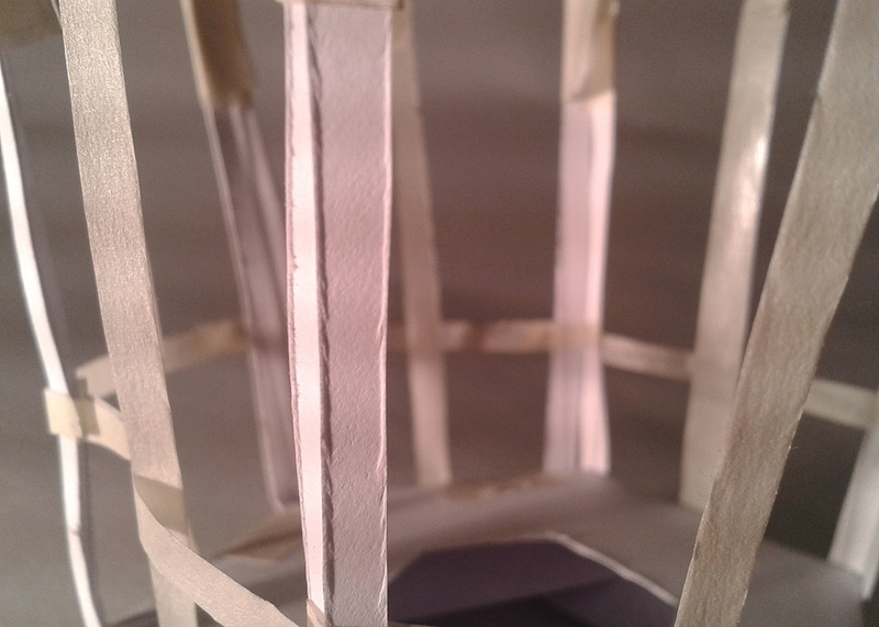 Papiermodell 2 / Prozessbild