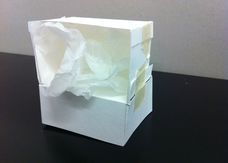 Papiermodell 2 / Prozessbild