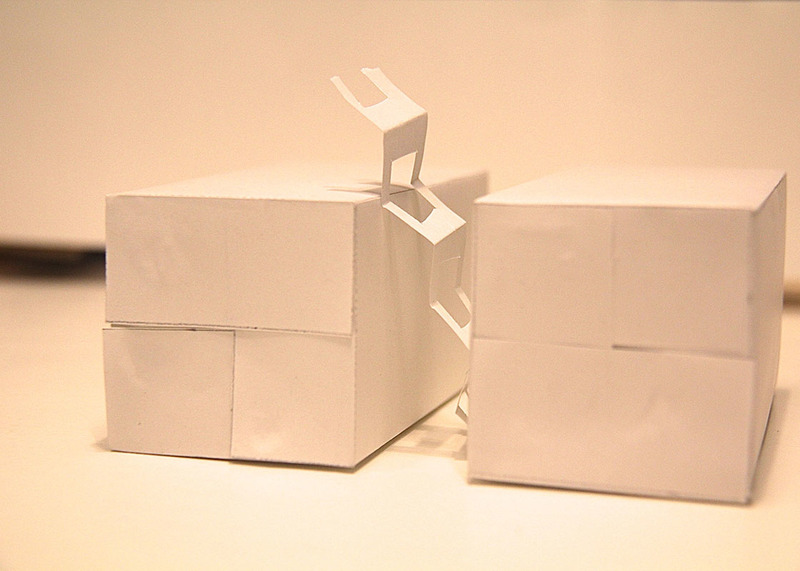 Papiermodell 2 / Prozessbild