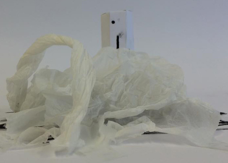 Papiermodell 2 / Prozessbild