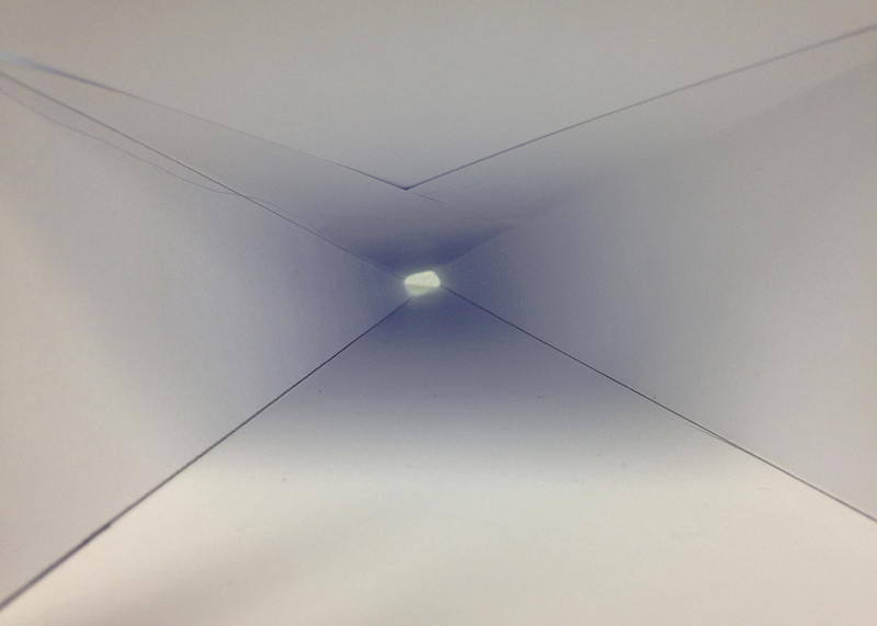 Papiermodell 2 / Prozessbild