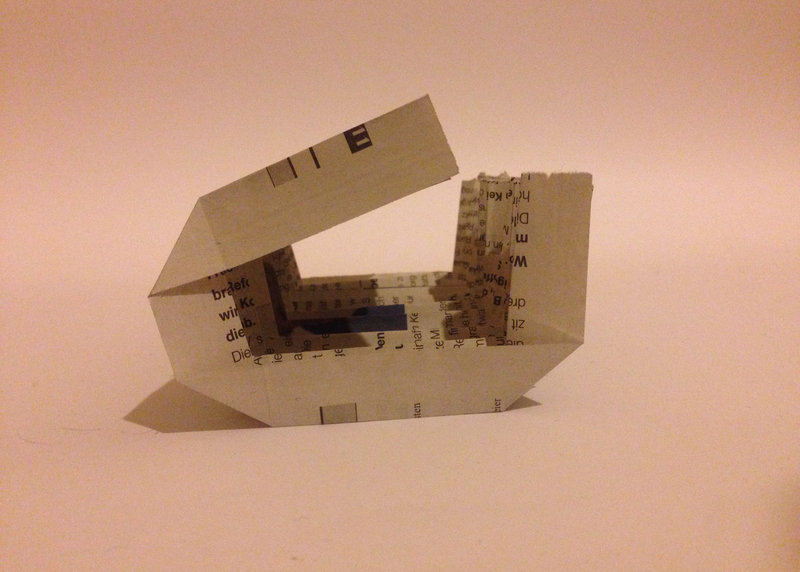 Papiermodell 2 / Prozessbild