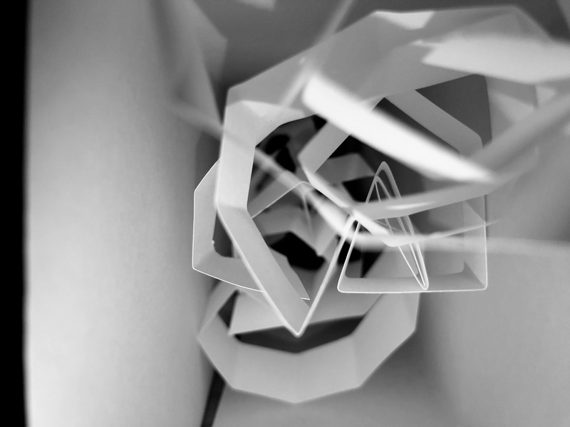 Papiermodell 2 / Prozessbild