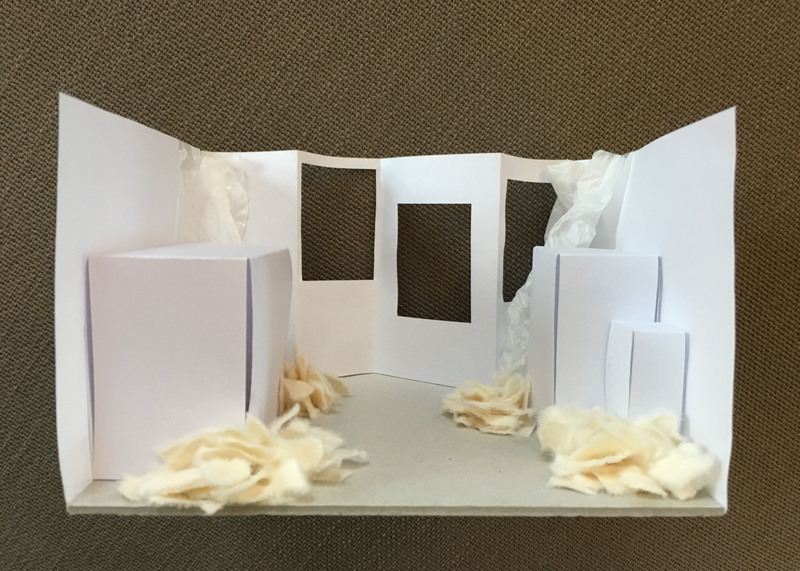 Papiermodell 2 / Prozessbild