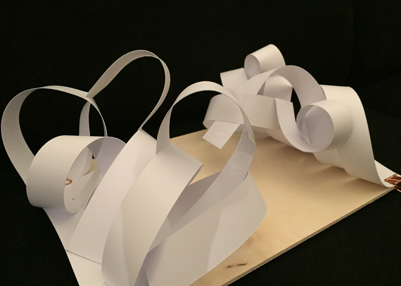 Papiermodell 2 / Prozessbild