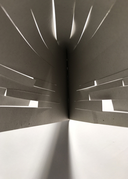 Papiermodell 2 / Prozessbild
