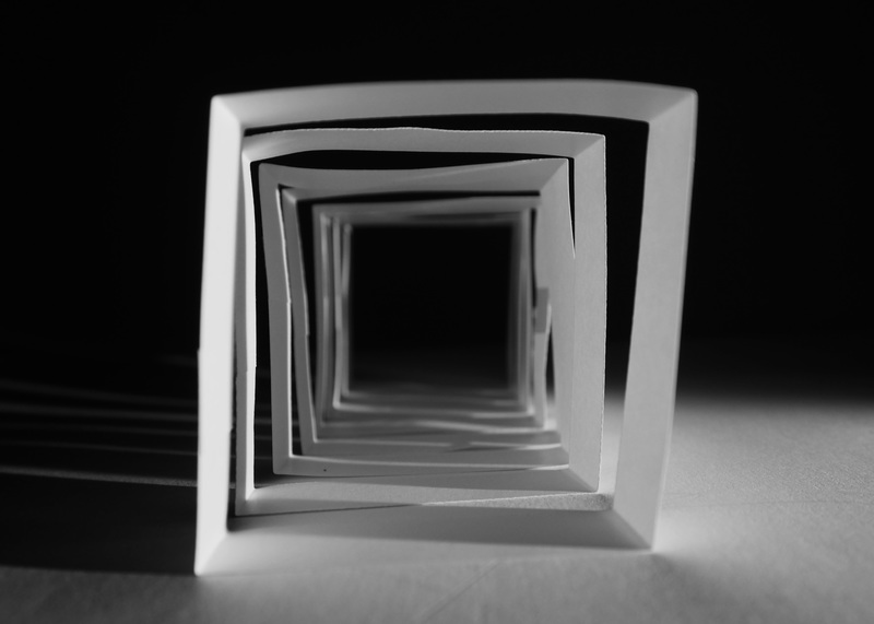 Papiermodell 2 / Prozessbild