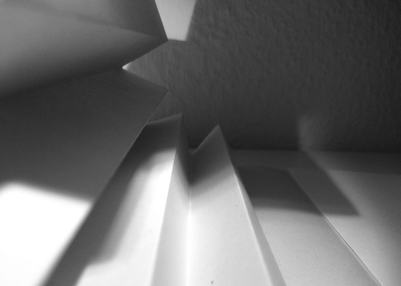 Papiermodell 2 / Prozessbild
