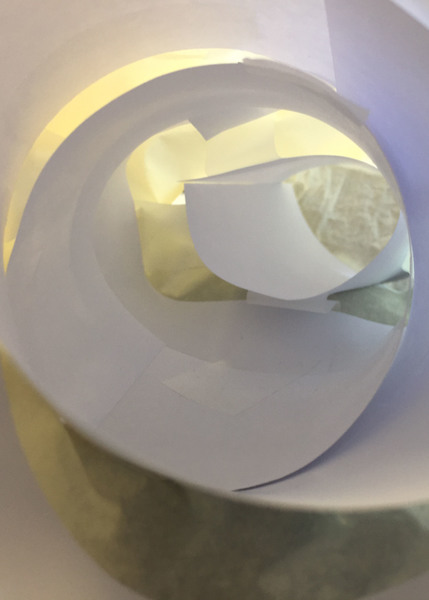 Papiermodell 2 / Prozessbild