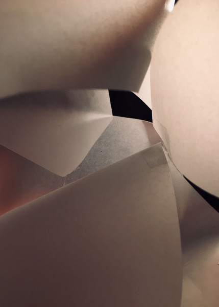 Papiermodell 2 / Prozessbild