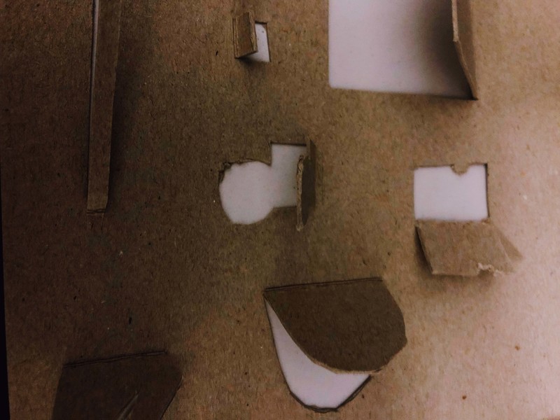 Papiermodell 2 / Prozessbild