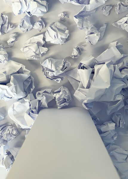 Papiermodell 2 / Prozessbild