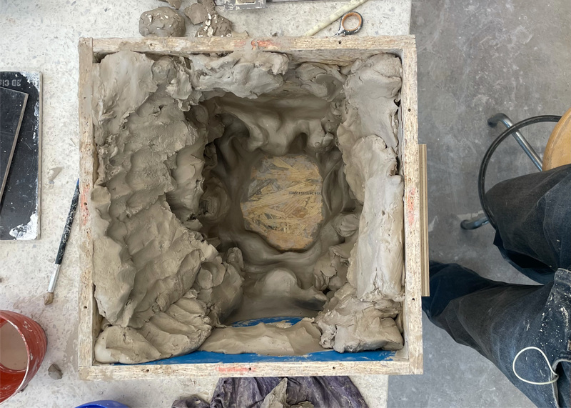 Papiermodell 2 / Prozessbild