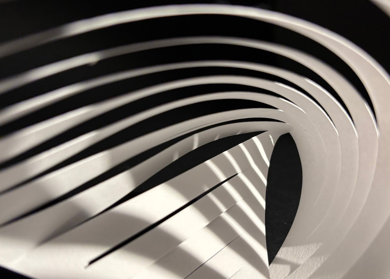 Papiermodell 2 / Prozessbild