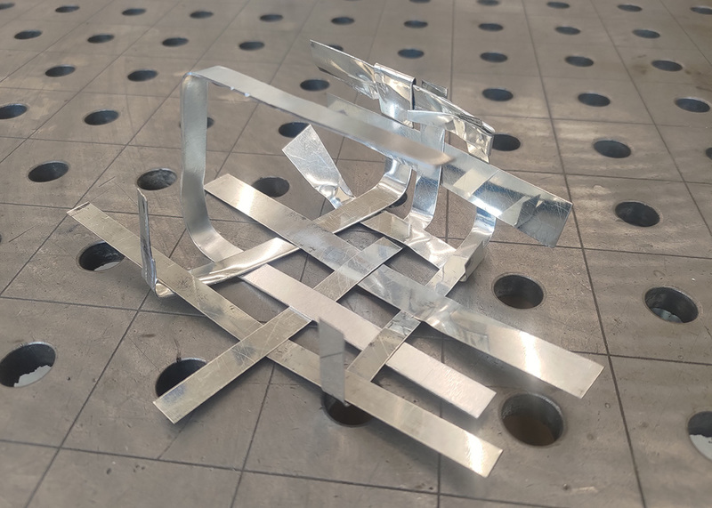 Papiermodell 2 / Prozessbild